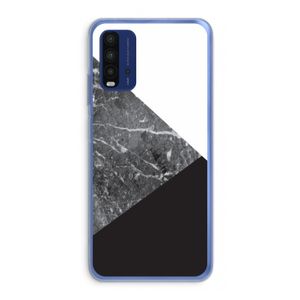 Combinatie marmer: Xiaomi Redmi 9T Transparant Hoesje
