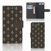Sony Xperia XZ1 | Telefoon Hoesje | Franse Lelie | Portemonnee hoesje