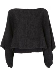 VOZ pull crop Lineas - Noir