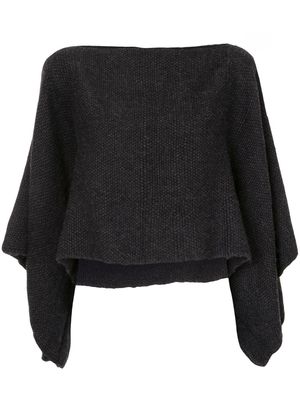 VOZ pull crop Lineas - Noir