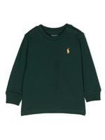 Ralph Lauren Kids sweat en coton à motif Polo Pony - Vert