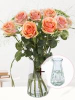 Geboorteboeket baby + gratis glasvaas Evita