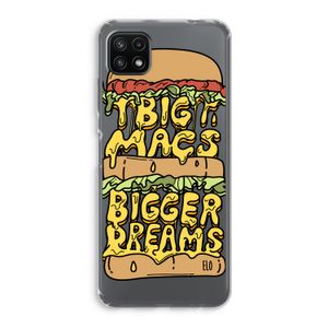 Big Macs Bigger Dreams: Samsung Galaxy A22 5G Transparant Hoesje