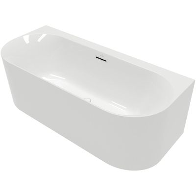 Villeroy & Boch Loop & friends half vrijstaand bad - 180x80cm - Acryl Wit Alpin glans uba180lof9cs00v-01