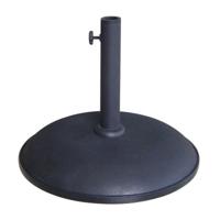 Marbueno Base Parasol Rond Cement 45x36 cm 20KG Zwart Tuin, Zwembad en Terras