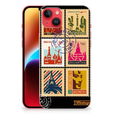 iPhone 14 Plus | Silliconen Back Cover | Postzegels