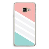 Strepen pastel: Samsung Galaxy A3 (2016) Transparant Hoesje
