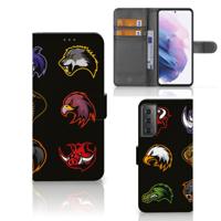 Samsung Galaxy S21 Plus Leuk Hoesje Cartoon | Portemonnee hoesje