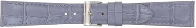 Horlogeband Poletto 454.17.22 Leder Paars 22mm