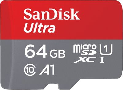 SanDiskMicroSDXC Ultra 64GB 140mb/s Micro SD-kaart Grijs