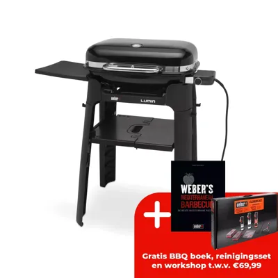 Lumin black w/stand, elektrisch