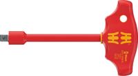 Wera 410 i VDE B VDE-geïsoleerde T-greep adapterschroevendraaier voor 3/8" doppen, 3/8" x 130 mm - 05005120001