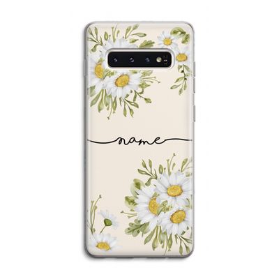 Daisies: Samsung Galaxy S10 4G Transparant Hoesje