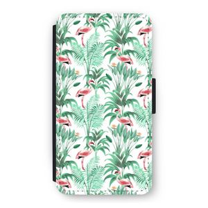 Flamingo bladeren: iPhone 11 Pro Flip Hoesje