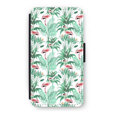 Flamingo bladeren: iPhone 11 Pro Flip Hoesje