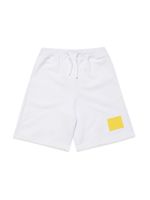 DSQUARED2 KIDS short en coton à logo appliqué - Blanc