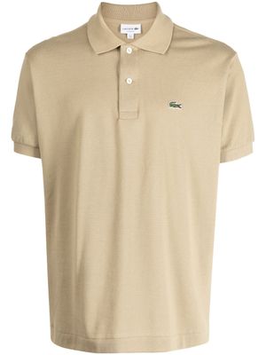Lacoste polo à logo brodé - Marron