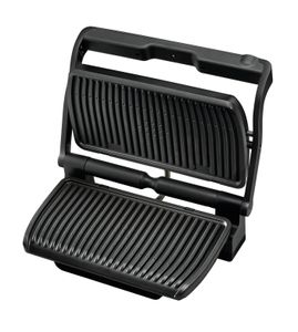 Tefal schwarz Contactgrill Elektrisch, Tafel Grillfunctie Zwart, Zilver