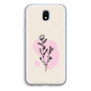Roses are red: Samsung Galaxy J5 (2017) Transparant Hoesje