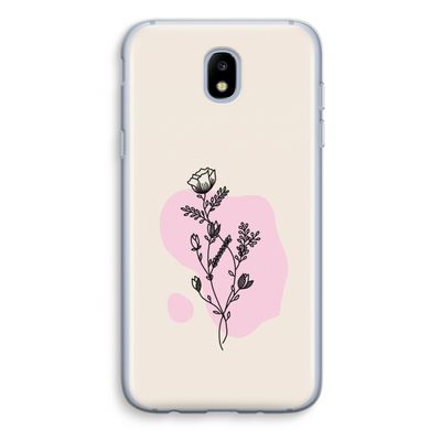 Roses are red: Samsung Galaxy J5 (2017) Transparant Hoesje