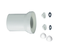Cornat Wand-Wc Afloop Recht Dn90 180Mm Zw - CKAST90180