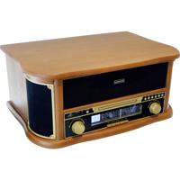 Lenco Classic Phono TCD-2551WD - Holz-Plattenspieler im Retro-Design mit Bluetooth Platenspeler