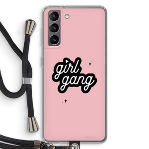 Girl Gang: Samsung Galaxy S21 Transparant Hoesje met koord