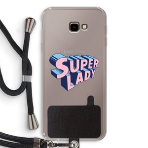 Superlady: Samsung Galaxy J4 Plus Transparant Hoesje met koord