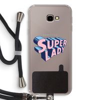 Superlady: Samsung Galaxy J4 Plus Transparant Hoesje met koord