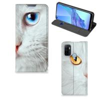 OPPO A53 | A53s | Hoesje maken | Witte Kat