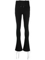 Off-White legging lacés à logo imprimé - Noir