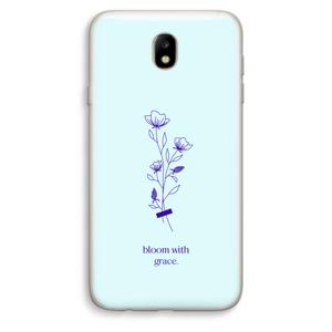 Bloom with grace: Samsung Galaxy J7 (2017) Transparant Hoesje