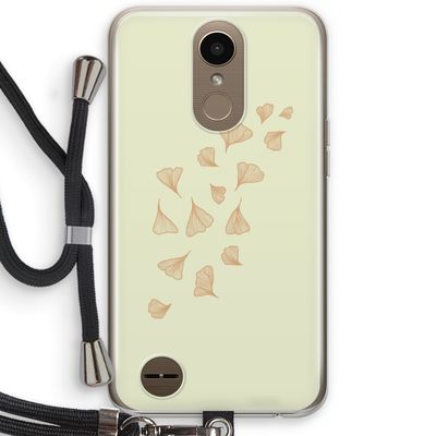 Falling Leaves: LG K10 (2017) Transparant Hoesje met koord