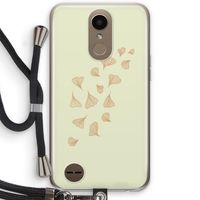 Falling Leaves: LG K10 (2017) Transparant Hoesje met koord