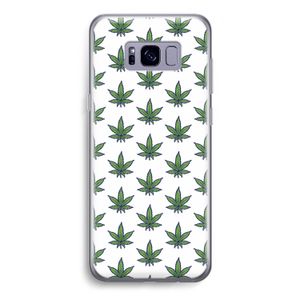 Weed: Samsung Galaxy S8 Transparant Hoesje