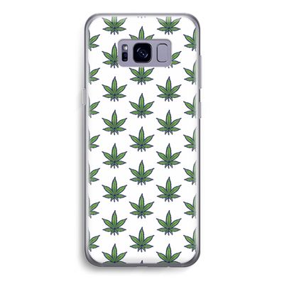 Weed: Samsung Galaxy S8 Transparant Hoesje