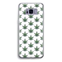 Weed: Samsung Galaxy S8 Transparant Hoesje