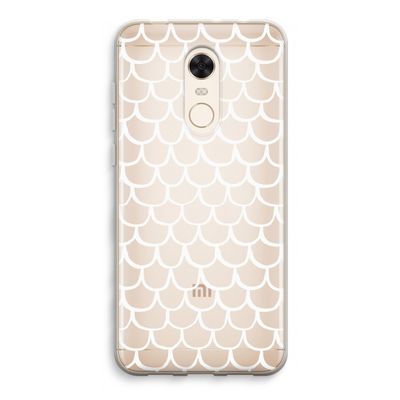 Dakpannetjes: Xiaomi Redmi 5 Transparant Hoesje