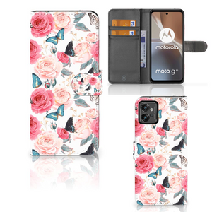 Motorola Moto G32 Hoesje Butterfly Roses