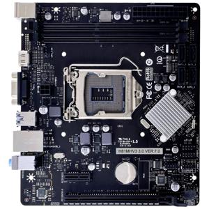 BioStar H81MHV3 3.0 H81 Moederbord Socket Intel LGA 1150 Vormfactor Micro-ATX Moederbord chipset Intel® H81