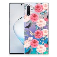 Samsung Galaxy Note 10 Plus | TPU Case | Butterfly Roses