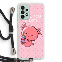 Love You A Lotl: Samsung Galaxy A52s 5G Transparant Hoesje met koord