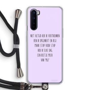 Zelfvertrouwen: OnePlus Nord Transparant Hoesje met koord