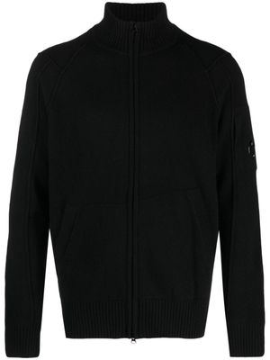 C.P. Company cardigan à détail de verres de lunettes - Noir