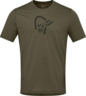 Norrona Femund Equaliser Merino T-shirt Heren Olive Night M