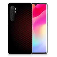 Xiaomi Mi Note 10 Lite | TPU bumper | Geruit Rood