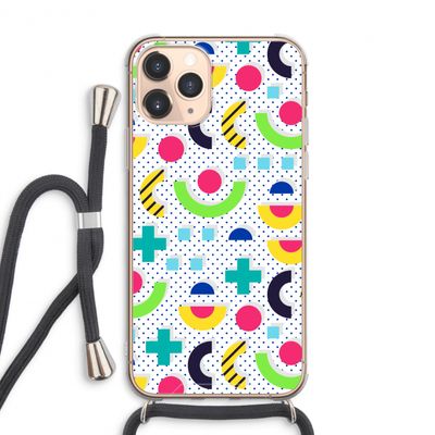 8-bit N°1: iPhone 11 Pro Max Transparant Hoesje met koord