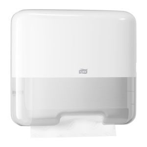 Handdoekdispenser Tork Mini H3 Elevation voor C- en Z-vouw handdoek wit 553100