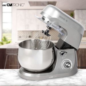 Clatronic KM 370 food processor - 5 L - zilver - 1000 W