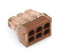 773-606  (50 Stück) - Push-in wire connector 6x1,5...4mm² 773-606
